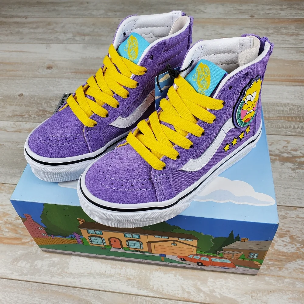Vans X Simpsons SK8-Hi Zip Lisa 4 Prez - Picture 9 of 9